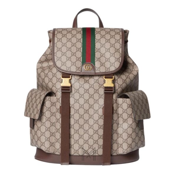 Balo Gucci Ophidia màu nâu hoạ tiết monogram hàng hiệu TGG33