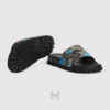Dép quai ngang Gucci phối màu lug-sole hàng hiệu authentic MGD9 2026