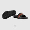 Dép quai ngang Gucci phối màu dải web chính hãng MGD10 2026