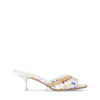 Dép cao gót Louis Vuitton 6AM Mule LV x TM màu trắng hoạ tiết LVD60 2026