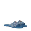 Dép LV Lily mule màu xanh denim monogram nhãn da authentic LVD14 2026
