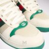 Giày thể thao Gucci Screener da & vải lưới phối màu be xanh auth MHG10 2026