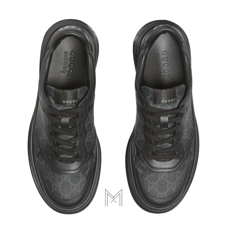 Giày thể thao Gucci Chunky Sneaker màu đen hoạ tiết GG hàng hiệu MHG52 2026 Giày thể thao Gucci Chunky Sneaker màu đen hoạ tiết GG hàng hiệu MHG52 2026