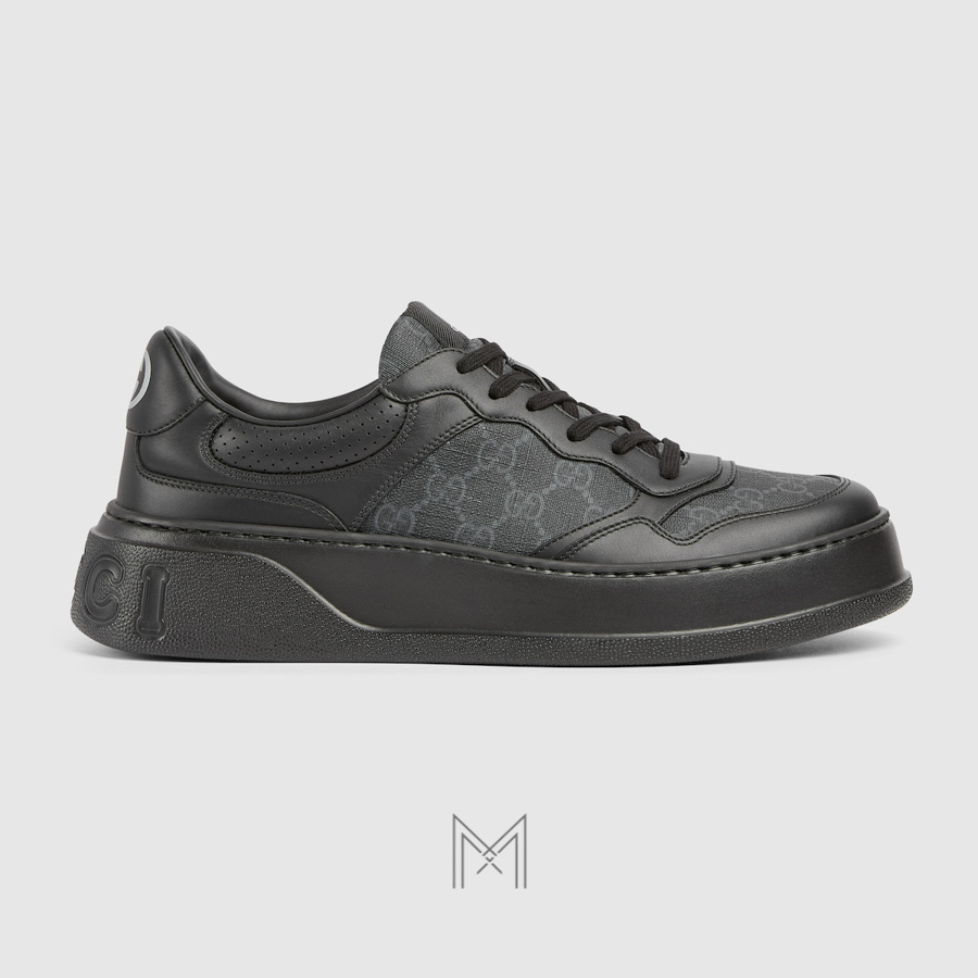 Giày thể thao Gucci Chunky Sneaker màu đen hoạ tiết GG hàng hiệu MHG52 2026 Giày thể thao Gucci Chunky Sneaker màu đen hoạ tiết GG hàng hiệu MHG52 2026
