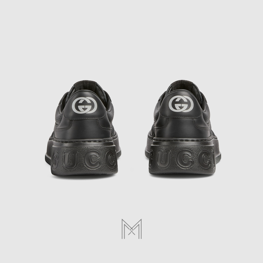 Giày thể thao Gucci Chunky Sneaker màu đen hoạ tiết GG hàng hiệu MHG52 2026 Giày thể thao Gucci Chunky Sneaker màu đen hoạ tiết GG hàng hiệu MHG52 2026