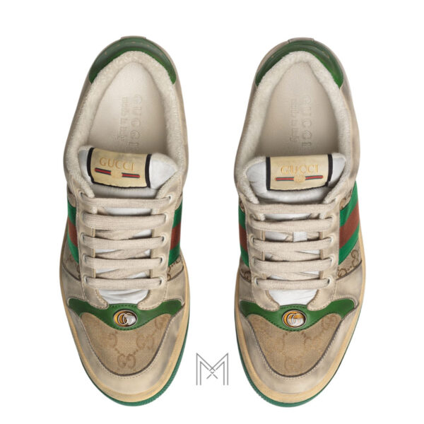 Giày thể thao Gucci Screener phối màu hiệu ứng worn-out chính hãng MHG46