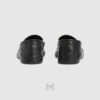 Giày lười Gucci Ragazzo màu đen khoá Horsebit kim loại màu bạc MHG32 2026
