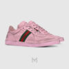 Giày sneaker Gucci màu hồng hiệu ứng worn-out hàng hiệu MHG47 2026