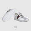Giày thể thao nam Gucci màu bạc hiệu ứng worn-out chính hãng MHG48 2026
