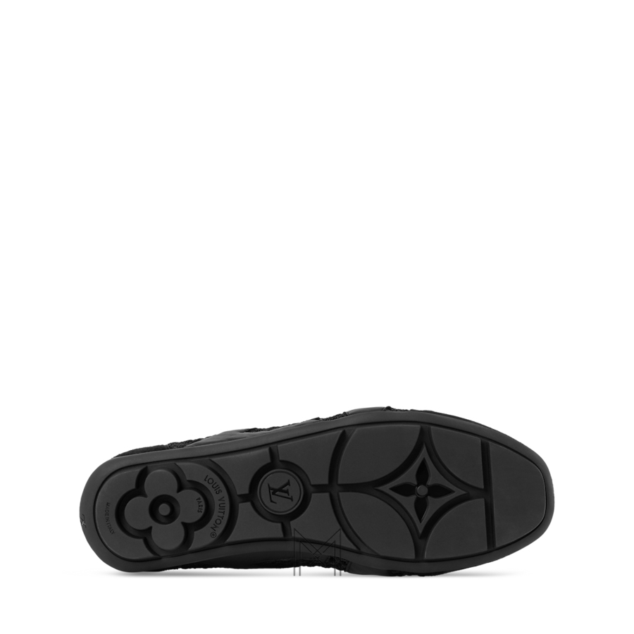 Giày Louis Vuitton Sneakerina màu đen vải lưới phối da chính hãng MLV20 2026 Giày Louis Vuitton Sneakerina màu đen vải lưới phối da chính hãng MLV20 2026