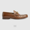 Giày da Gucci Horsebit 1953 loafer màu nâu authentic MHG18 2026
