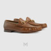 Giày da Gucci Horsebit 1953 loafer màu nâu authentic MHG18 2026