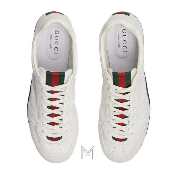 Giày thể thao Gucci Shift Trainer nam màu trắng authentic MHG56