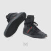 Giày nam Gucci Stretch high-top trainer màu đen hàng hiệu MHG50 2026