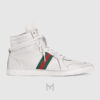 Giày Sneaker Boots Gucci nam màu trắng hiệu ứng worn-out chính hãng MHG51 2026