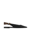 Giày búp bê mũi nhọn Louis Vuitton Legacy Sling Back màu đen MLV39 2026