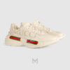 Giày thể thao Gucci Rhyton Trainer chính hãng màu be phối dải web MHG64 2026