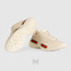 Giày thể thao Gucci Rhyton Trainer chính hãng màu be phối dải web MHG64 2026