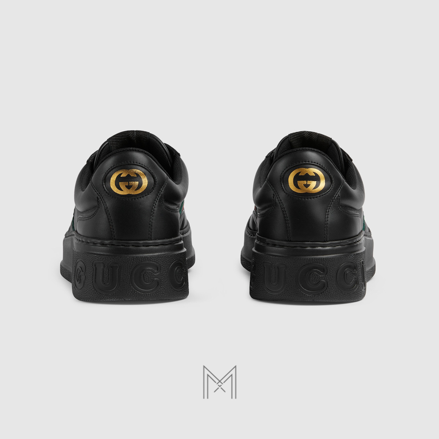 Giày da thể thao Gucci Chunky Trainer màu đen chính hãng MHG61 2026 Giày da thể thao Gucci Chunky Trainer màu đen chính hãng MHG61 2026