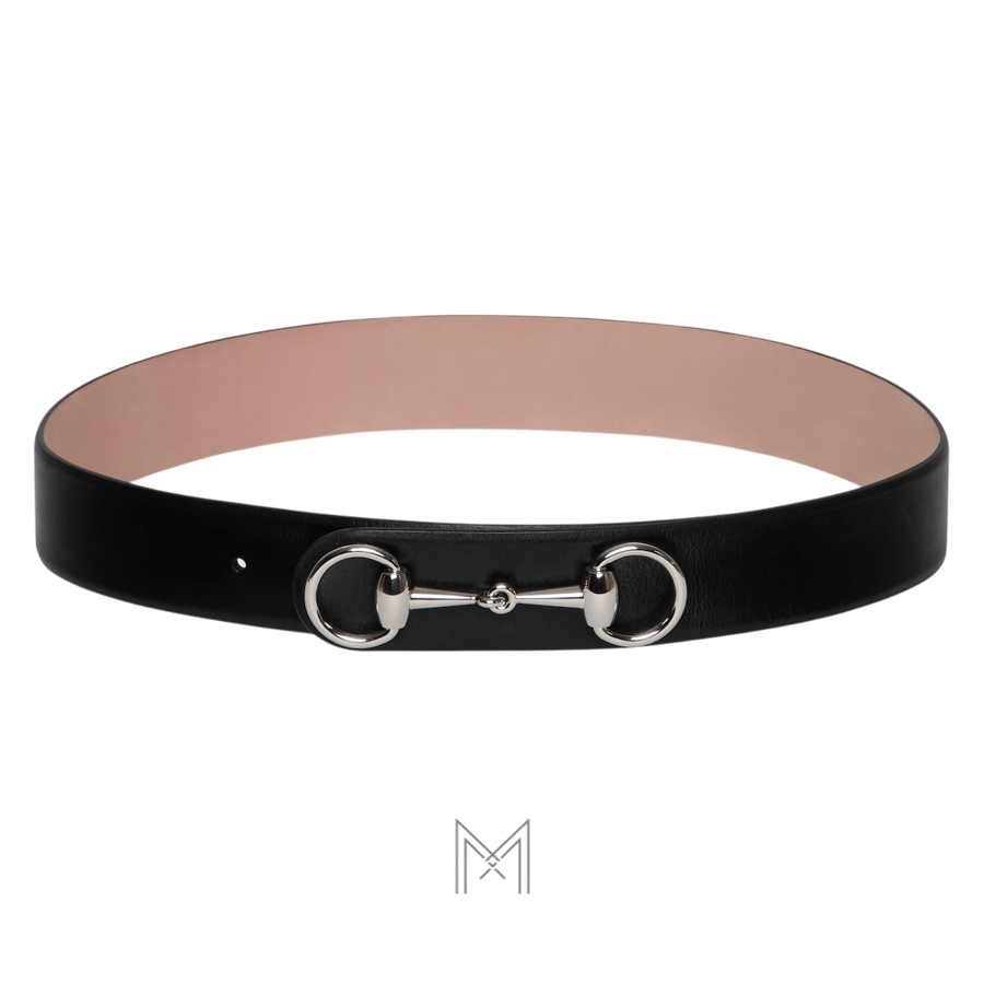 Thắt lưng Gucci dây da màu đen khoá Horsebit kim loại chính hãng GTL46 2026 Thắt lưng Gucci dây da màu đen khoá Horsebit kim loại chính hãng GTL46 2026