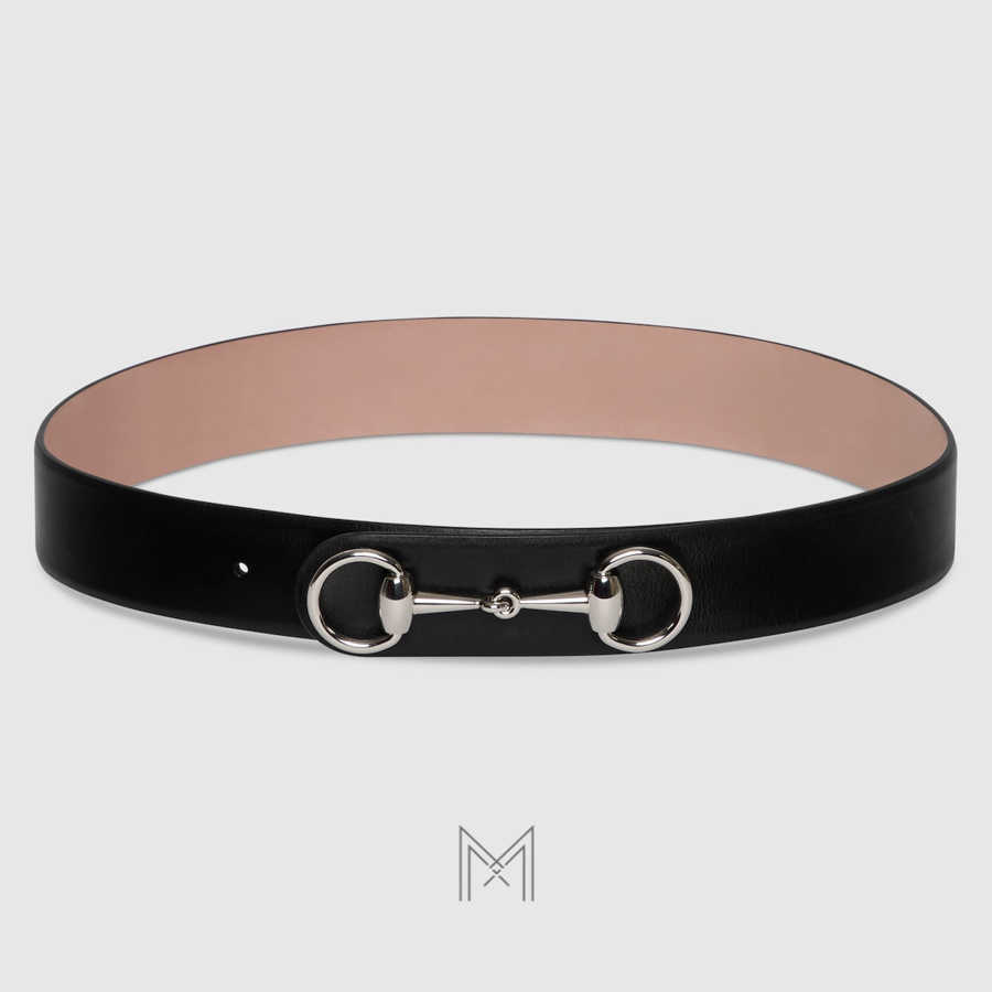 Thắt lưng Gucci dây da màu đen khoá Horsebit kim loại chính hãng GTL46 2026 Thắt lưng Gucci dây da màu đen khoá Horsebit kim loại chính hãng GTL46 2026