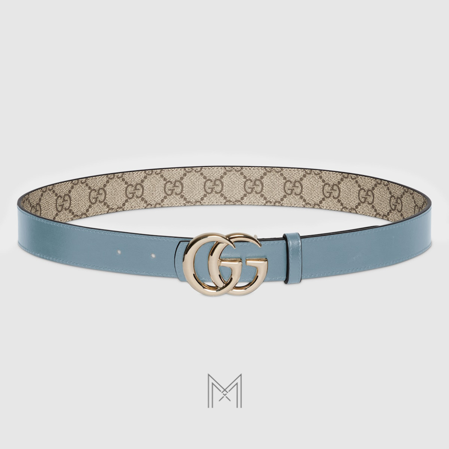 Thắt lưng Gucci hai mặt khoá Double G kim loại màu vàng GTL109 2026 Thắt lưng Gucci hai mặt khoá Double G kim loại màu vàng GTL109 2026