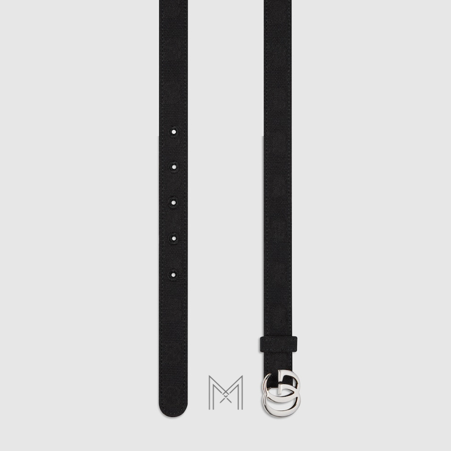 Thắt lưng Gucci màu đen hoạ tiết canvas monogram chính hãng GTL66 2026 Thắt lưng Gucci màu đen hoạ tiết canvas monogram chính hãng GTL66 2026