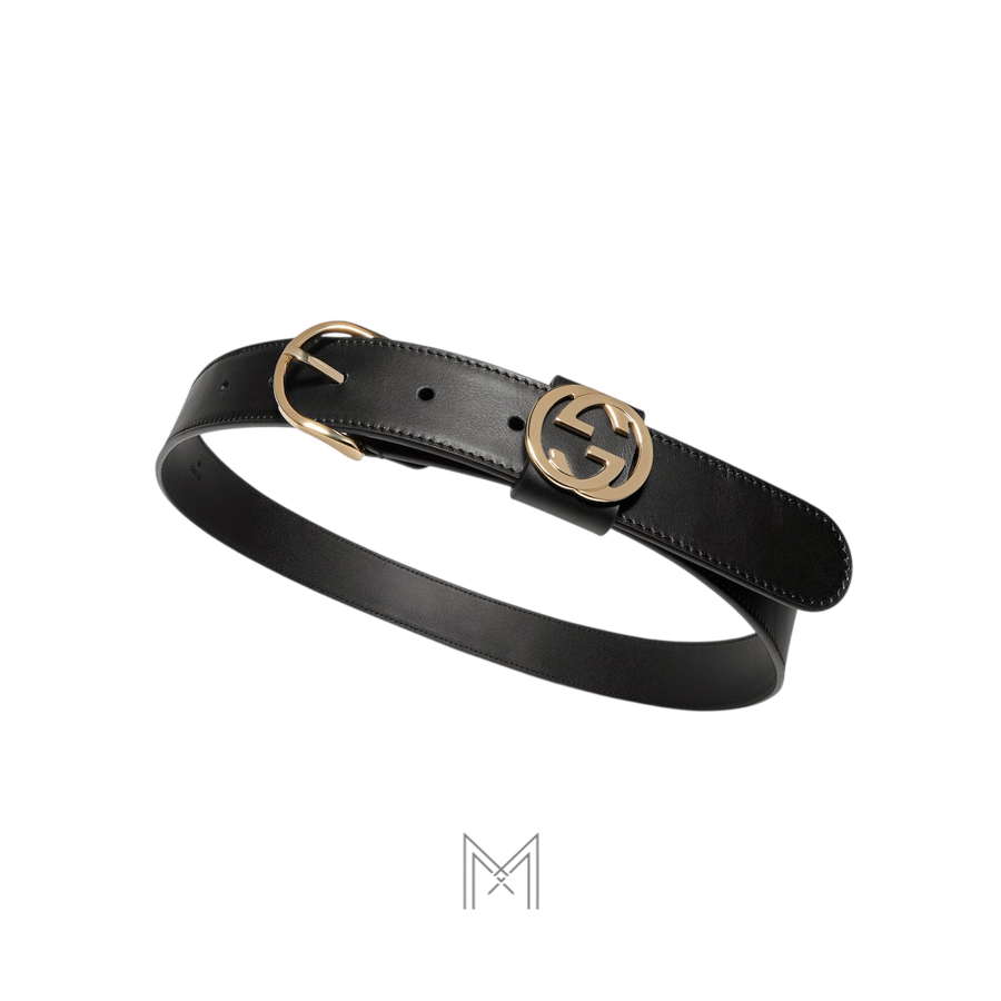 Thắt lưng Gucci dây da màu đen mặt khoá màu vàng chính hãng GTL79 2026 Thắt lưng Gucci dây da màu đen mặt khoá màu vàng chính hãng GTL79 2026
