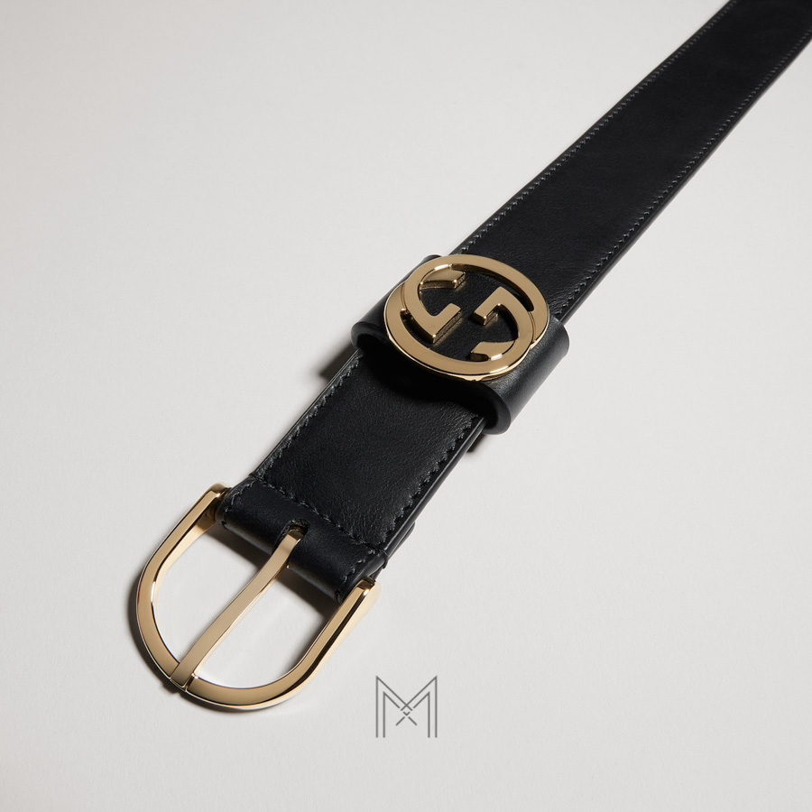 Thắt lưng Gucci dây da màu đen mặt khoá màu vàng chính hãng GTL79 2026 Thắt lưng Gucci dây da màu đen mặt khoá màu vàng chính hãng GTL79 2026