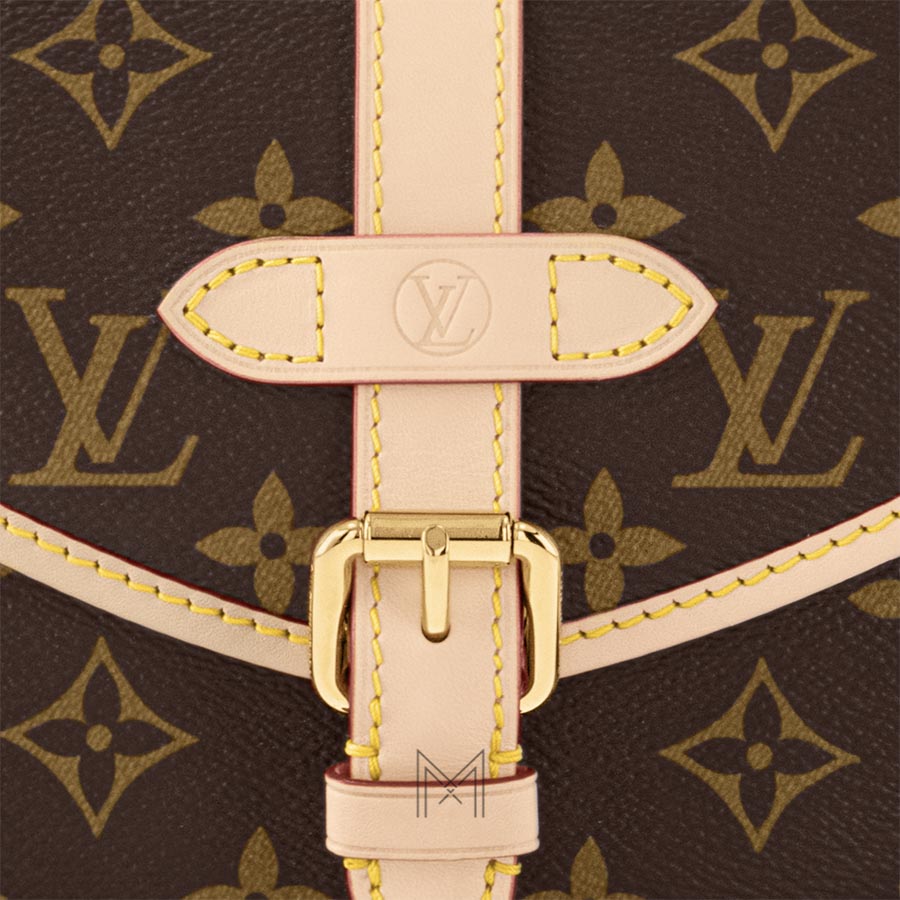 Túi Xách Đeo Chéo LV Saumur BB Màu Nâu Monogram Canvas Authentic MM019 2026 Túi Xách Đeo Chéo LV Saumur BB Màu Nâu Monogram Canvas Authentic MM019 2026