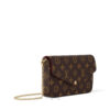 Túi Đeo Chéo Nữ Louis Vuitton Félicie Pochette Nâu Monogram Canvas MM028 2026 Túi Đeo Chéo Nữ Louis Vuitton Félicie Pochette Nâu Monogram Canvas MM028 2026