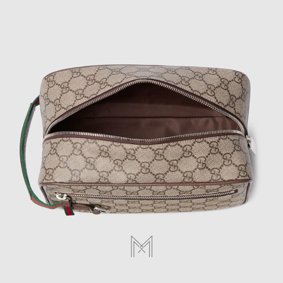Túi cầm tay Gucci Medium màu nâu hoạ tiết monogram chính hãng TGG42 2026 Túi cầm tay Gucci Medium màu nâu hoạ tiết monogram chính hãng TGG42 2026