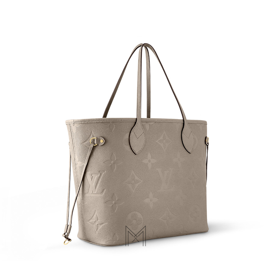 Túi Xách Nữ LV Neverfull MM Xám Tourterelle Monogram Authentic MM159 2026 Túi Xách Nữ LV Neverfull MM Xám Tourterelle Monogram Authentic MM159 2026