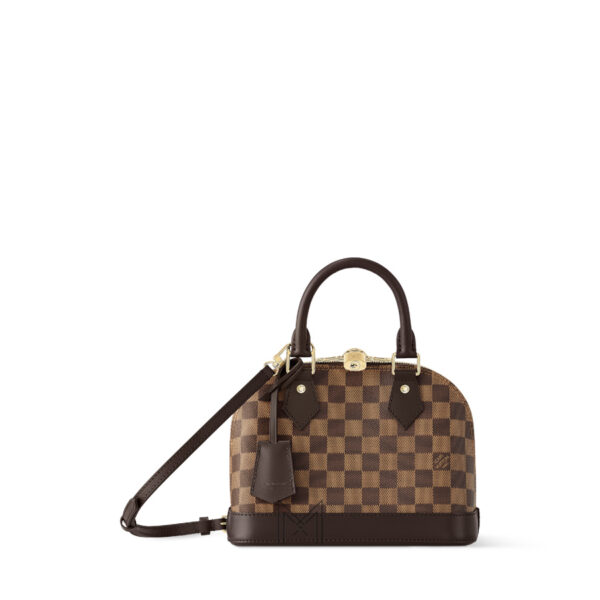 Túi Xách Hến Louis Vuitton Alma BB Damier Canvas Hàng Hiệu Authentic MM047