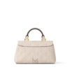 Túi Xách Đeo Chéo Louis Vuitton Nano Madeleine Trắng Kem Da Empreinte Auth MM032 2026