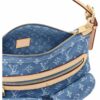 Túi Xách LV Baggy Màu Xanh Denim Monogram Chính Hãng MM116 2026