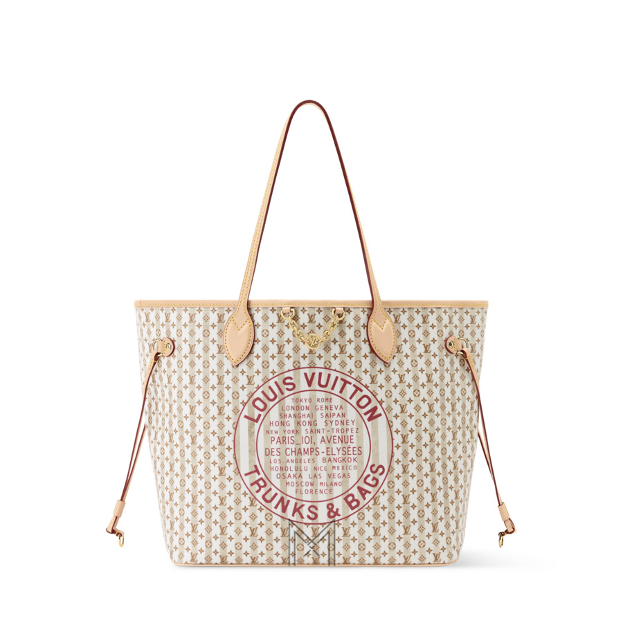 Túi Xách LV Neverfull MM Màu Be Monogram Chính Hãng MM181 2026 Túi Xách LV Neverfull MM Màu Be Monogram Chính Hãng MM181 2026