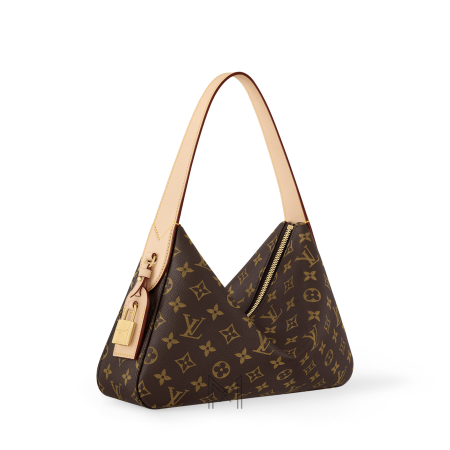 Túi Xách LV Slouchy PM Nâu Monogram Canvas Chính Hãng MM129 2026 Túi Xách LV Slouchy PM Nâu Monogram Canvas Chính Hãng MM129 2026