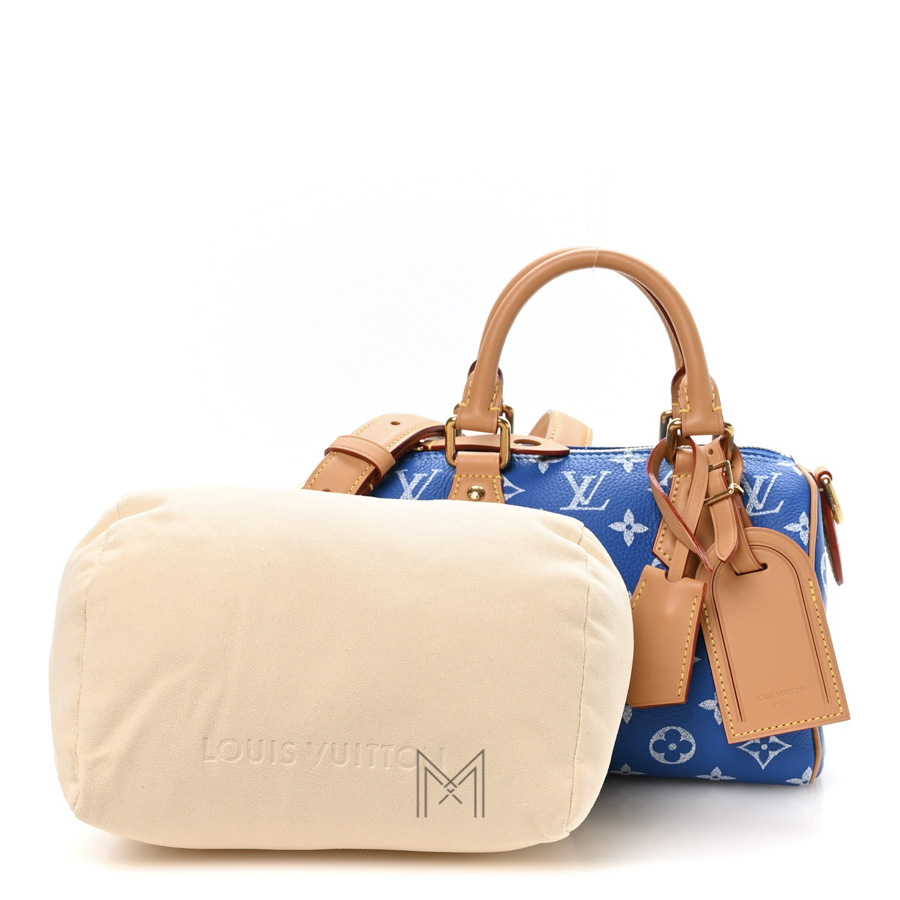 Túi Trống LV Speedy Màu Xanh Dương Monogram Chính Hãng LV398 2026 Túi Trống LV Speedy Màu Xanh Dương Monogram Chính Hãng LV398 2026