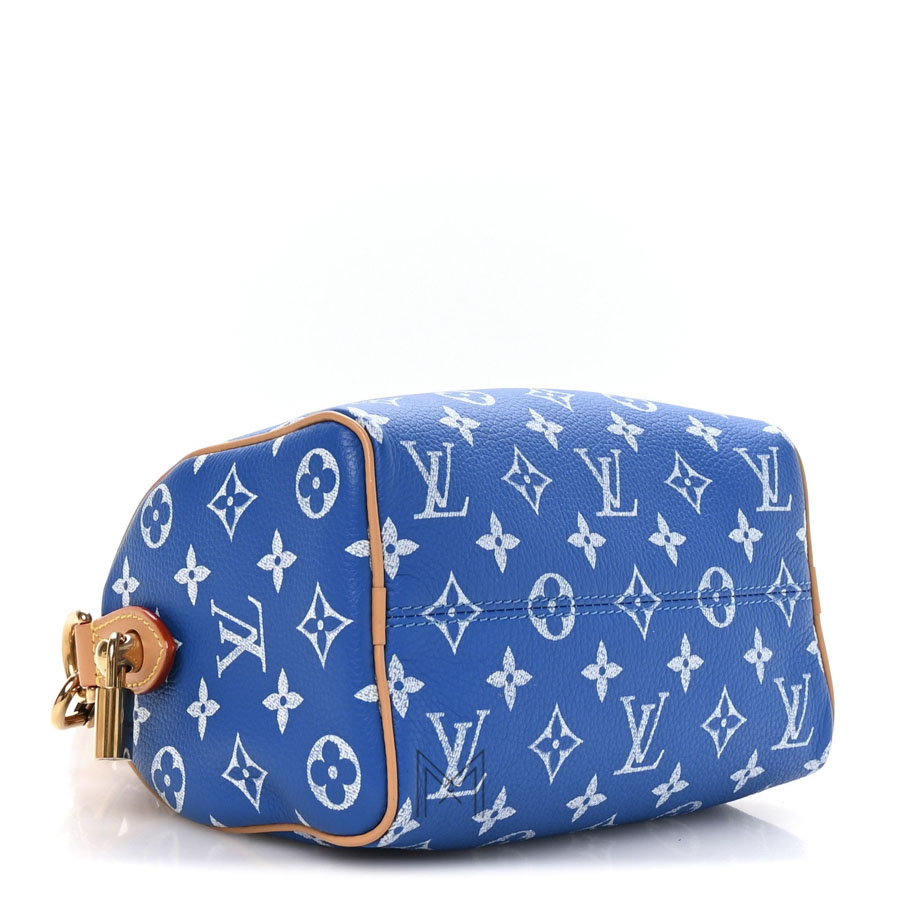 Túi Trống LV Speedy Màu Xanh Dương Monogram Chính Hãng LV398 2026 Túi Trống LV Speedy Màu Xanh Dương Monogram Chính Hãng LV398 2026