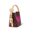 Túi Xách Louis Vuitton All In BB Nâu Monogram Hồng Đục Lỗ Chính Hãng MM198 2026