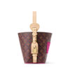 Túi Xách Louis Vuitton All In BB Nâu Monogram Hồng Đục Lỗ Chính Hãng MM198 2026