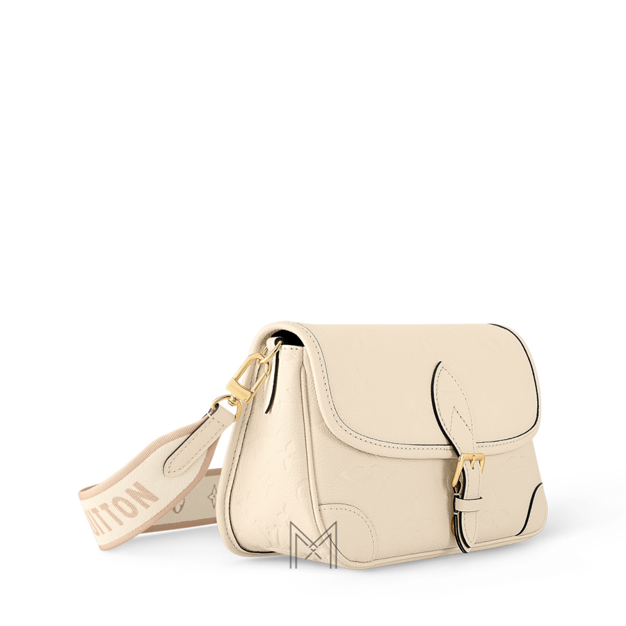 Túi Xách Louis Vuitton Diane Trắng Da Monogram Empreinte Authentic MM058 2026 Túi Xách Louis Vuitton Diane Trắng Da Monogram Empreinte Authentic MM058 2026