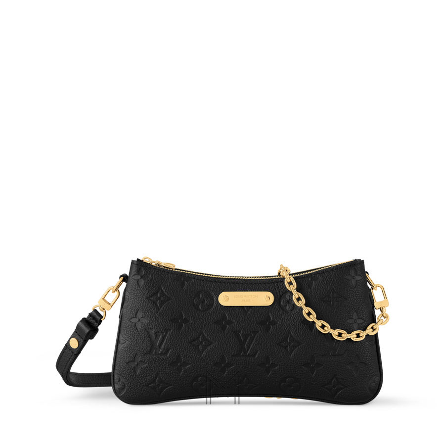 Túi Xách Đeo Chéo Louis Vuitton Liv Pochette Đen Da Empreinte Monogram Auth MM065 2026 Túi Xách Đeo Chéo Louis Vuitton Liv Pochette Đen Da Empreinte Monogram Auth MM065 2026