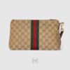 Túi cầm tay Gucci phối màu hoạ tiết GG monogram chính hãng TGG22 2026