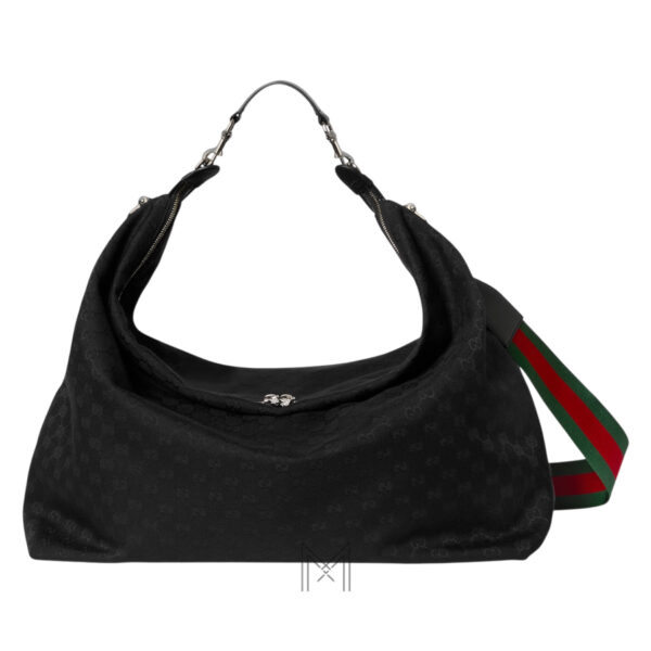Túi xách Gucci Brera màu đen hoạ tiết canvas monogram TGG36
