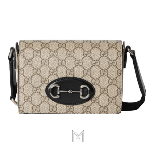 Túi đeo chéo Gucci Horsebit 1955 mini phối màu hoạ tiết chính hãng TGG58