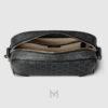 Túi đeo chéo Gucci màu đen hoạ tiết da canvas monogram chính hãng TGG54 2026