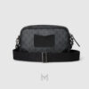 Túi đeo chéo Gucci màu đen hoạ tiết da canvas monogram chính hãng TGG54 2026
