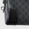 Túi đeo chéo Gucci màu đen hoạ tiết da canvas monogram chính hãng TGG54 2026
